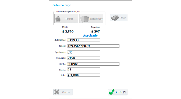 Operaciones principales